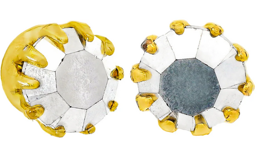 Tova Mini Chrisley studs in chrome