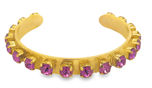 Tova Kelly Cuff-Dark Rose